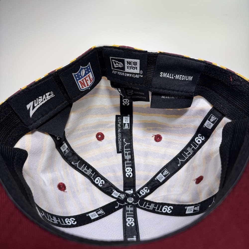 New Era 39Thirty Zubaz Washington Redskins Hat Flex Fit S/M NFL NWOT - Picture 7 of 7